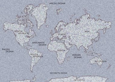 World Map Mosaic