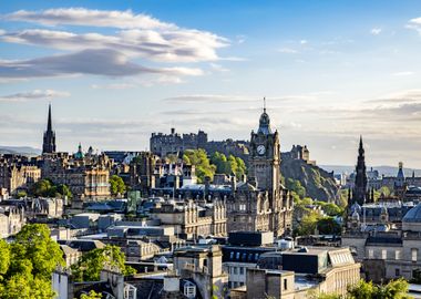 View over Edinburgh