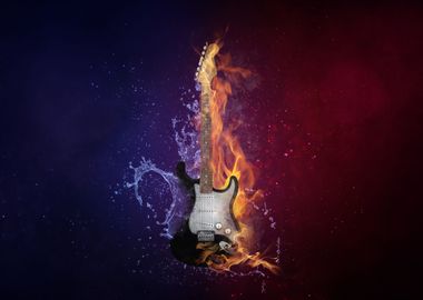 Guitar fire and ice