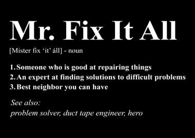 Mr Fix It All