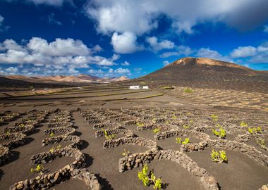 Spain landscape, volcano