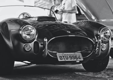 Vintage sports car 