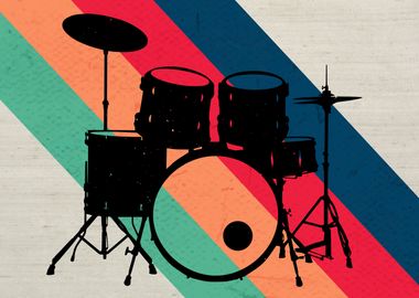 VINTAGE RETRO DRUMS