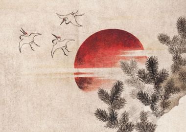 Katsushika Hokusai birds