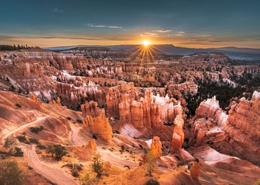 Sunrise At Bryce Canyon