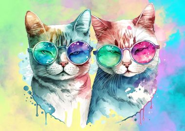 Funny Cats in Sunglasses