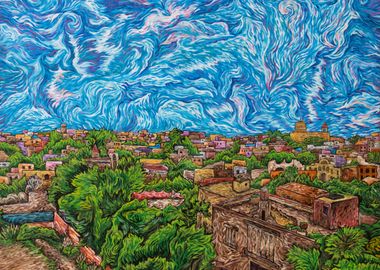 Guanajuato landscape art