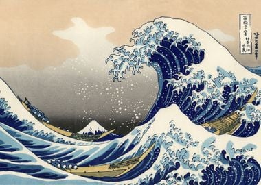 The great wave of kanagawa