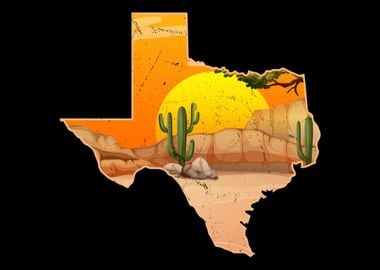 Texas Silhouette