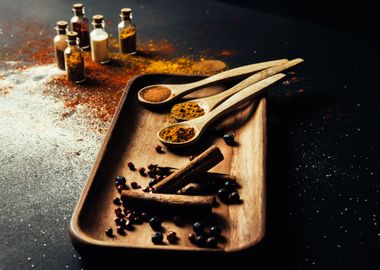 Kitchen Restaurant Spices 