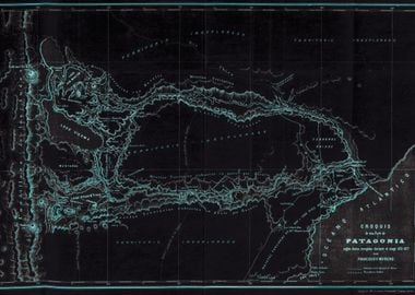 Patagonia Argentina map