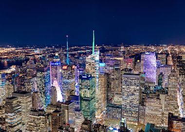 Views of New York at Night