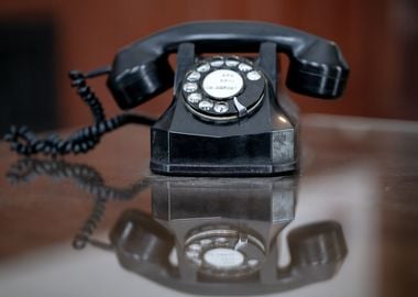 Vintage Black Telephone