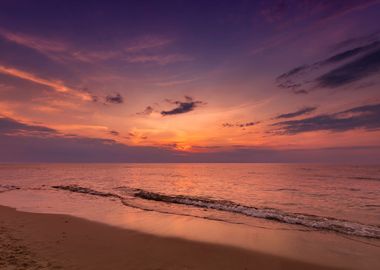 Sunset, Baltic Sea, Poland