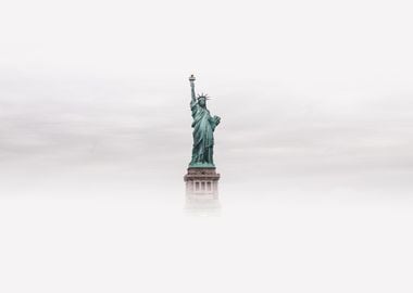 Statue of Liberty Clouds