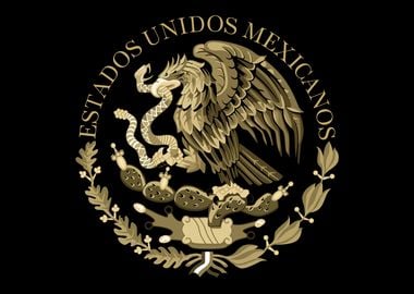 Mexican Flag Seal Mexico