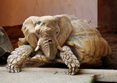 Animals Tortoise Elephant