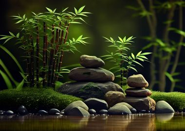 Bamboo Water Garden