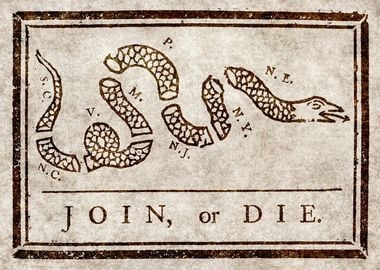 Join or Die in Sepia