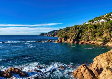 Spain coast landscape sea