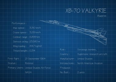 XB 70 Valkyrie