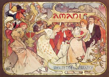 Alphonse Mucha Art Nouveau