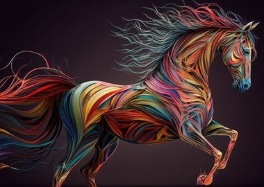 Horse Art Series Style 4