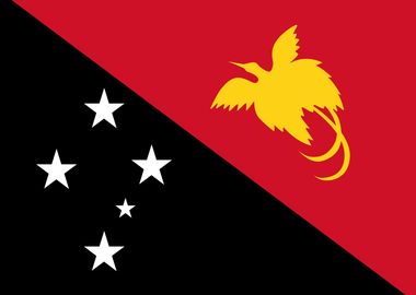 Papua New Guinea Flag