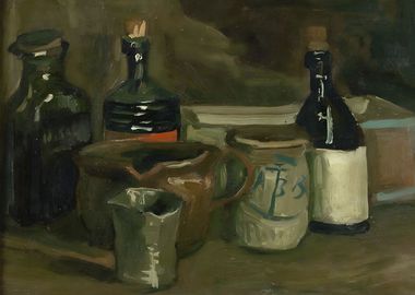 Still Life with Bottles