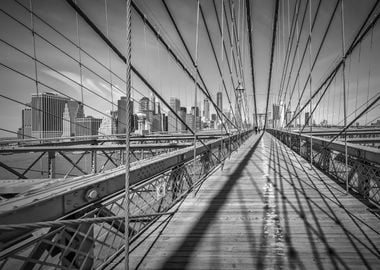 Urban Brooklyn Bridge View