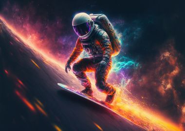 chasing the surf astronaut