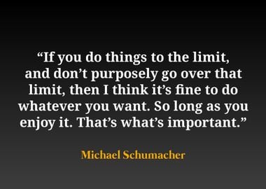 Michael Schumacher Quote 