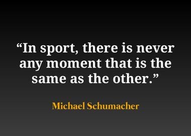 Michael Schumacher Quote 