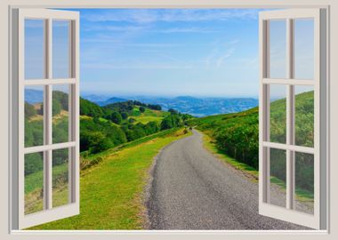 Window view landscape