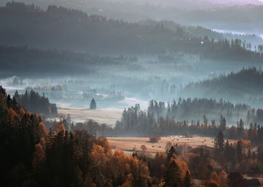 Autumn landscape, Poland