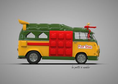 Vw Combi Mutant Turtles