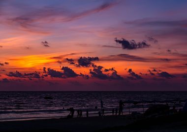 Tropical sunset, Thailand