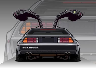 FLAT DE LOREAN STANCED