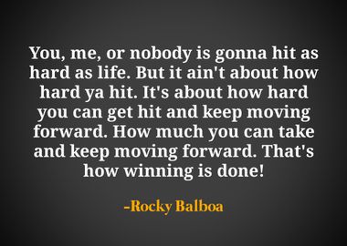 Rocky Balboa Quote 