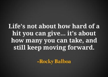 Rocky Balboa Quote 