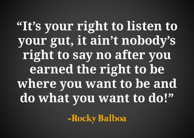 Rocky Balboa Quote 