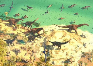 Dinosaur Species Poster