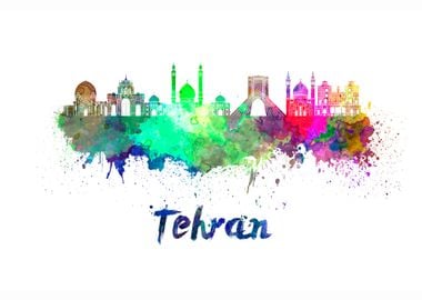 Tehran skyline