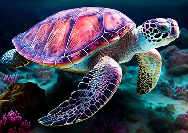 Sea Turtle watercolour