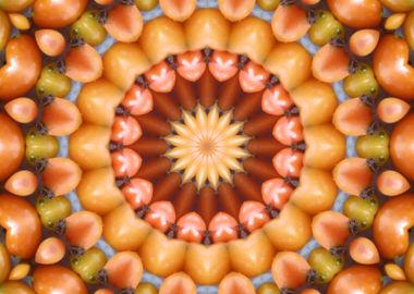 Rose hip Kaleidoscope 5