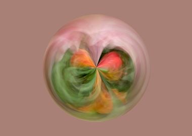 Dreamy floral abstract art