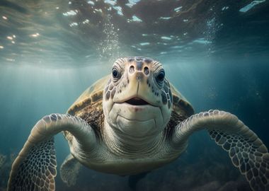 Ocean Sealife Turtle