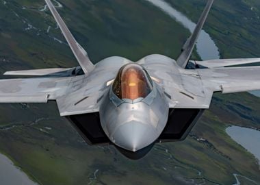 F22 in Airborne Flight