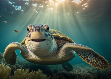 Ocean Sealife Turtle