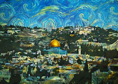 Jerusalem Wall Painted